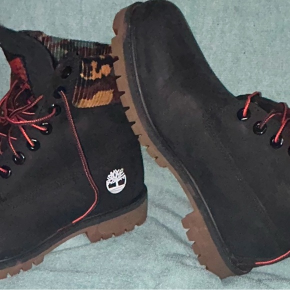 Men’s Timberland Heritage black,camo size 7 brand new no box. - Picture 5 of 9